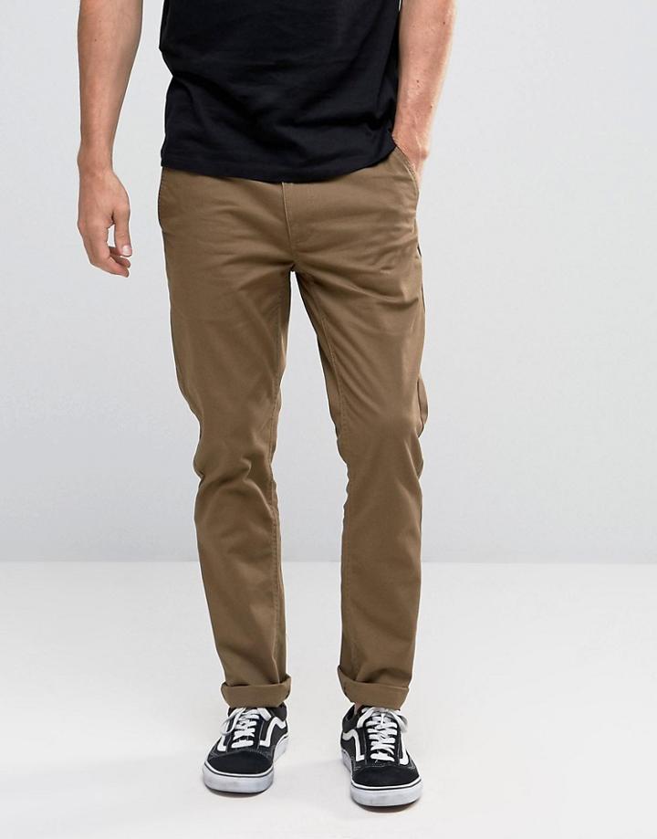 Brixton Grain Chino Pant - Brown