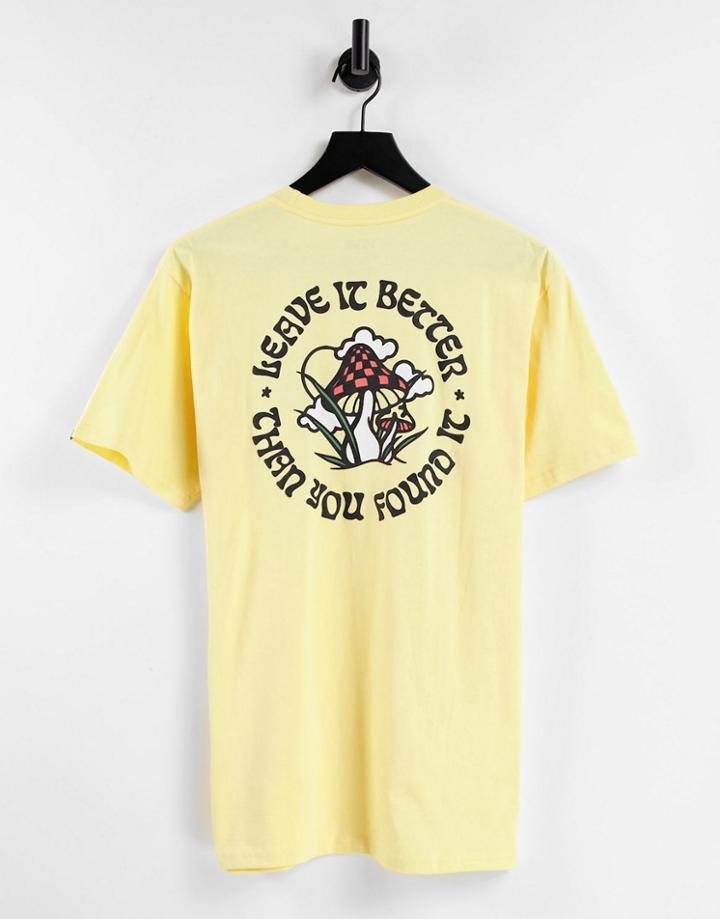 Vans X Parks Project Caps T-shirt In Yellow