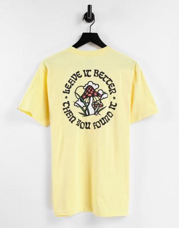 Vans X Parks Project Caps T-shirt In Yellow