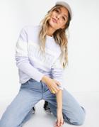 Hollister Logo Crew Neck Sweatshirt In Blue