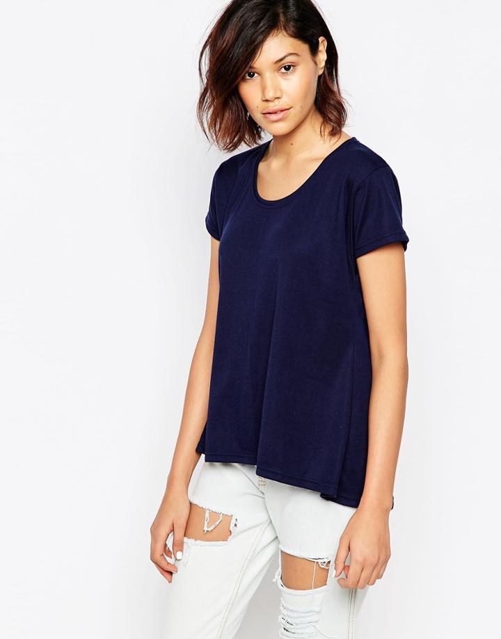 Good Vibes Bad Daze Jersey Top - Navy