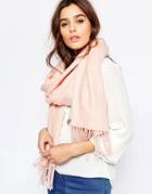 Pieces Kial Oversized Scarf - Pink