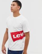 Levi's Oversized Large Side Batwing Logo T-shirt In White