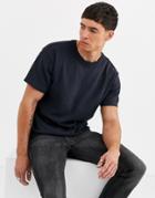 Jack & Jones Premium Crew Neck T-shirt In Navy