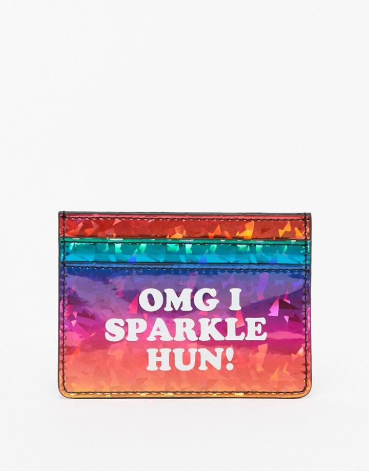 Paperchase Philip Normal Holographic Card Holder - Multi