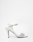 Shoesissima Patty Beige Barely There Kitten Heel Sandals 'available Fr