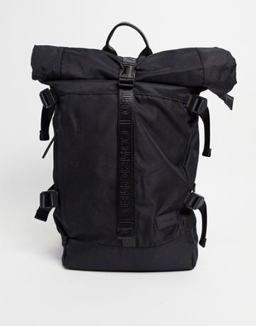 Consigned Multi Buckle Backpack-black
