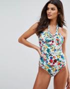 Lepel Flower Power Bandeau Bikini Swimsuit - Multi