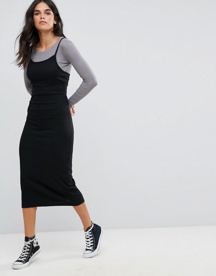 Brave Soul T-shirt Dress - Black