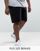 Duke Plus Jersey Shorts In Black - Black