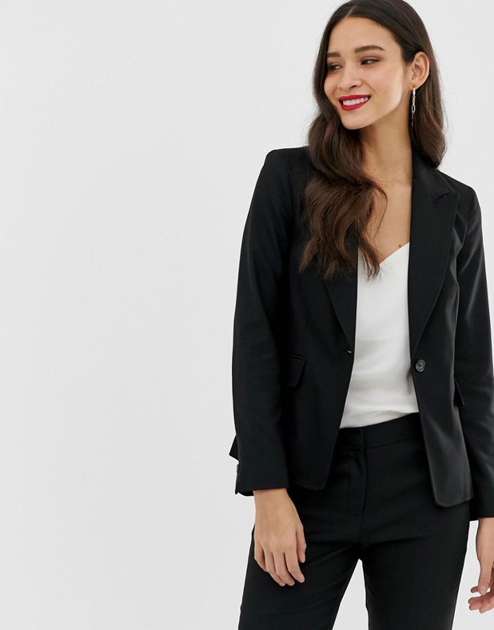 Oasis Blazer In Black - Black