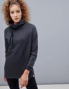 Only Play High Neck Brushed Sweat - Gray