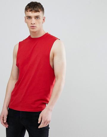 Only & Sons Tank - Red