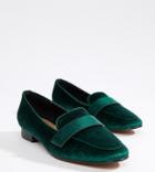 Asos Design Milestone Loafer Flat Shoes - Green