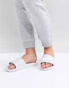 Nike Kawa Slider Sandals In White
