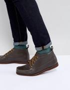 Eastland Seneca Leather Boots In Dark Brown - Brown