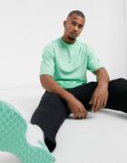 River Island Oversized Tee In Green