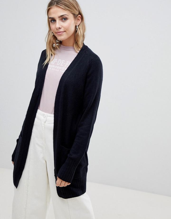 Jdy Mellow Belted Cardigan - Navy