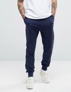 Lyle & Scott Slim Fit Sweat Pants Eagle Logo In Navy - Navy