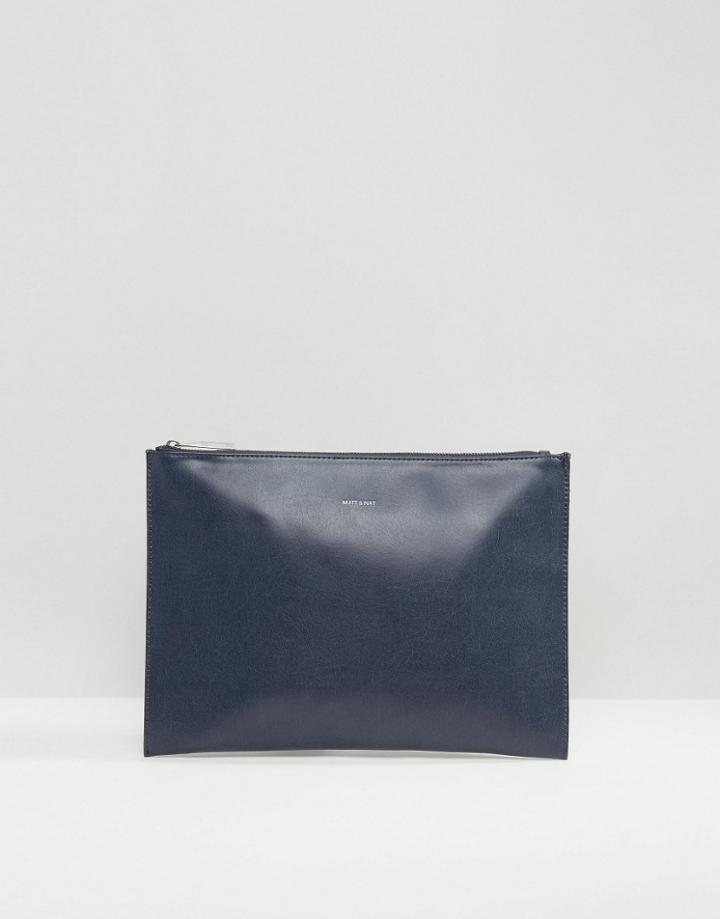 Matt & Nat Pouch Clutch Bag - Blue