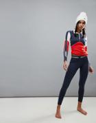 Helly Hansen Baselayer Legging In Dark Blue - Blue