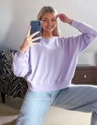 New Look Sweatshirt In Lilac-purple