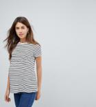 Asos Maternity Stripe Crew Neck T-shirt - Multi