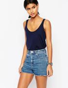 Asos The Ultimate Tank - Navy