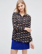 Poppy Lux Reanne Floral Slouchy Blouse