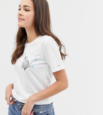 We Are Hairy People Organic Cotton T-shirt With Hand Painted Koala - White