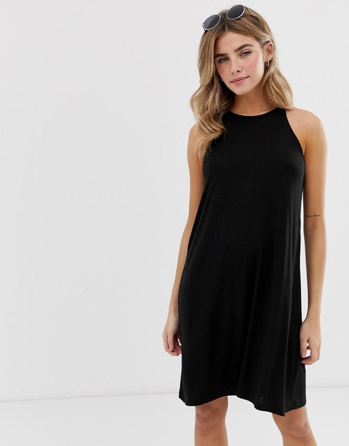 Only High Neck Dress - Black
