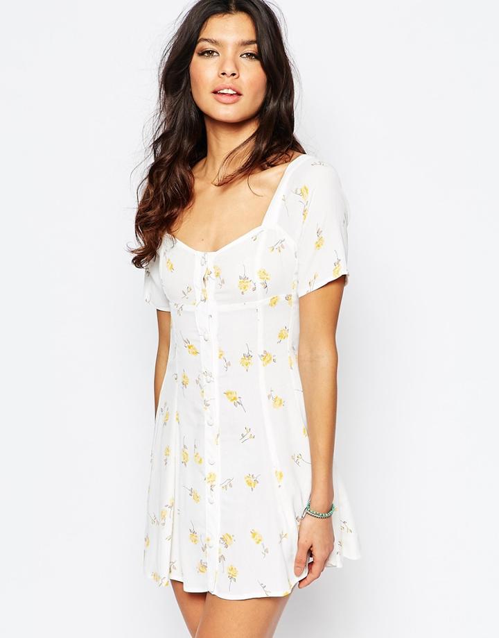 Flynn Skye Nyla Mini Dress In Summer Light Print - Summer Light