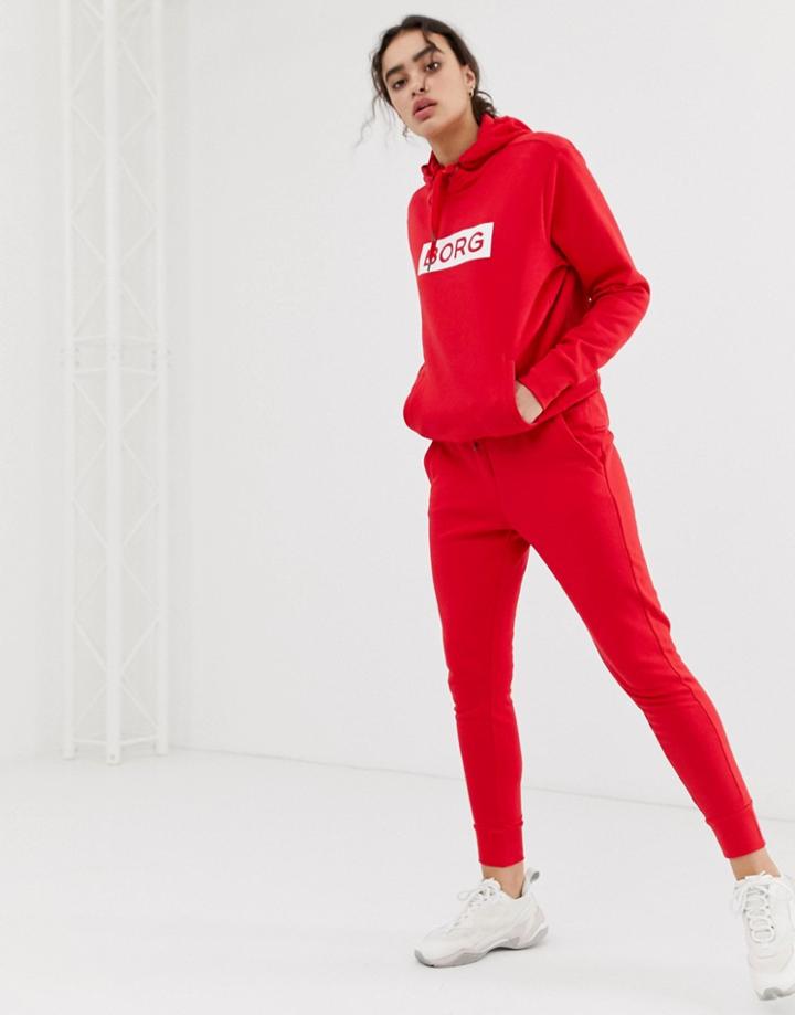 Bjorn Borg Dorothea Track Pant-red