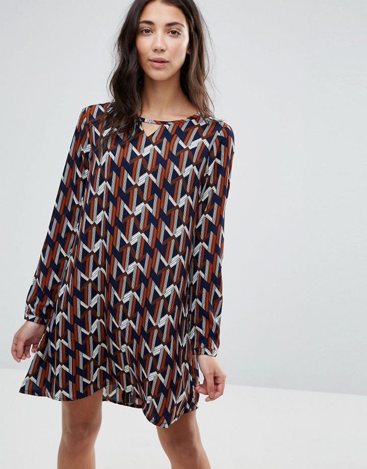Brave Soul Printed Shift Dress - Multi