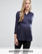 Isabella Oliver Star Print Shirt - Navy