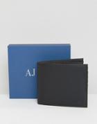 Armani Jeans Leather Wallet - Black