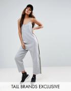 Daisy Street Tall Drop Crotch Cropped Jumpsuit - Multi