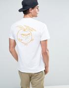 Ok-yo Peach Back Print T-shirt - White