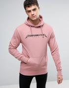 Good For Nothing Hoodie In Pink With Tour Logo - Pink