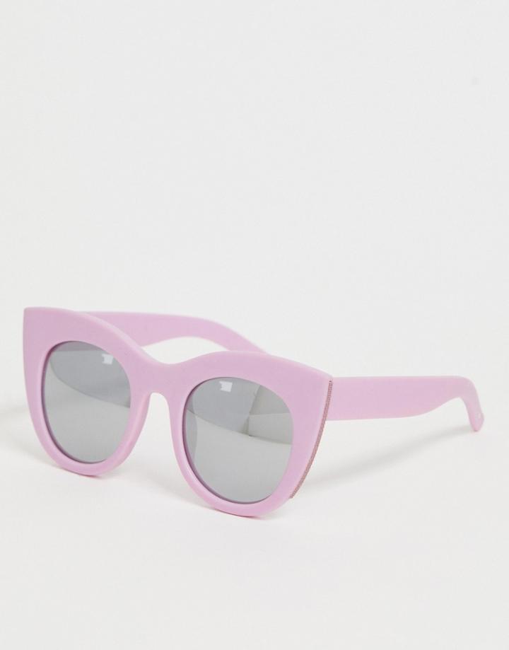 Skinnydip Amelie Lilac Cat Eye Sunglasses - Purple
