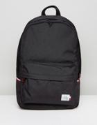 Tommy Hilfiger Nylon Label Backpack In Black - Black