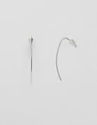 Asos Spike Through Earrings - Rhodium