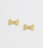 Ted Baker Tayal Gold Tux Bow Stud Earrings