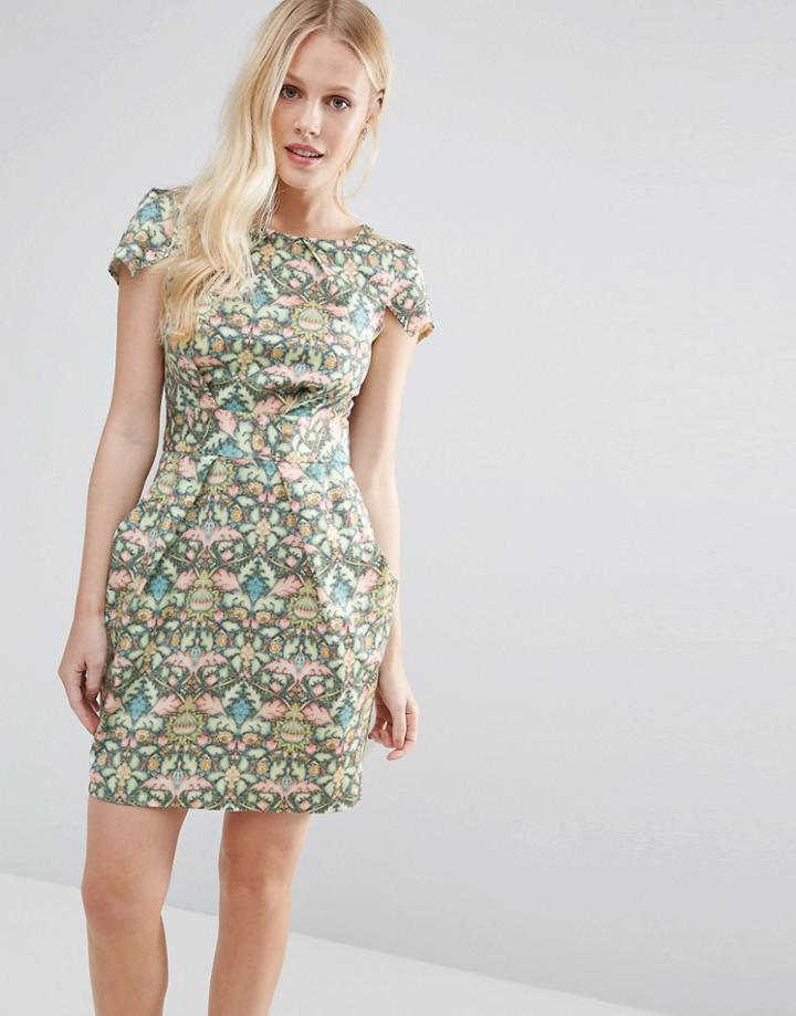 Closet Print Tulip Dress - Multi