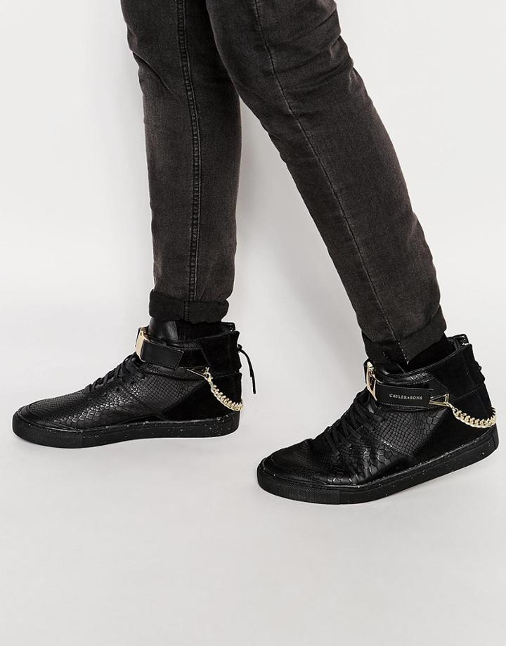 Cayler & Sons Hamachi Hi-top Sneakers - Black