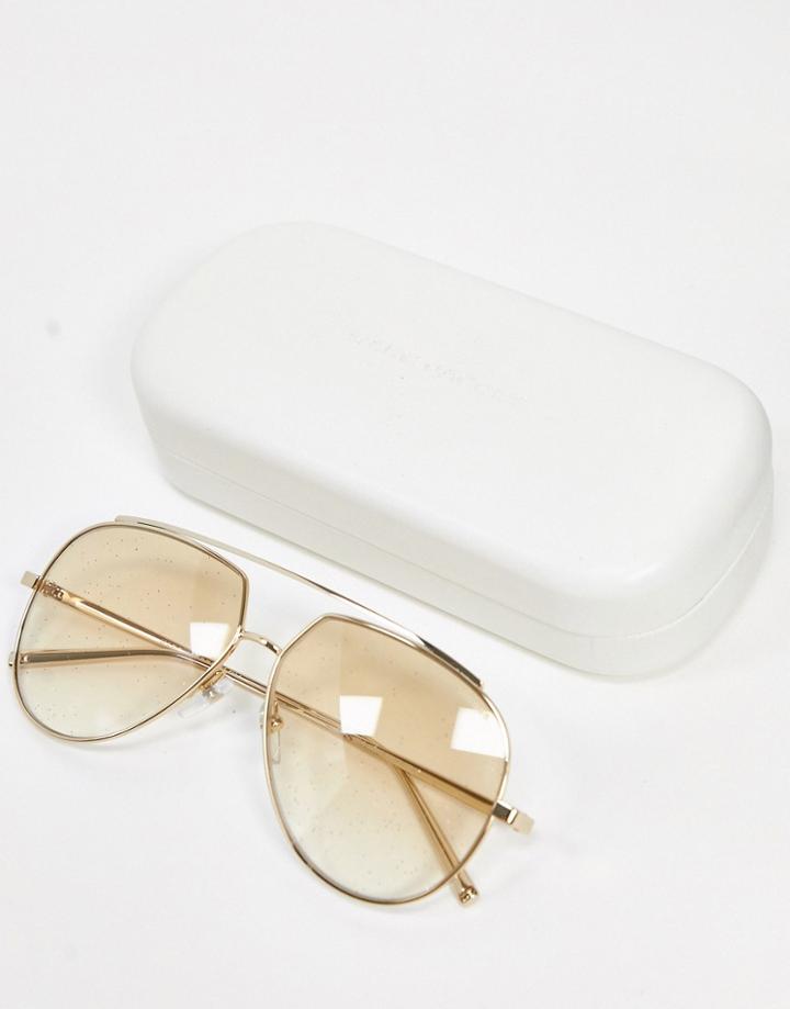 Marc Jacobs 455/s Aviator Style Sunglasses-gold
