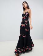 Forever Unique Floral Maxi Dress - Multi