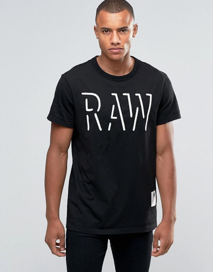 G-star Oimin Raw Logo T-shirt - Black