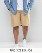 Loyalty And Faith Plus Chino Shorts - Stone