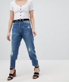 Vero Moda Aware Distressed Denim Jeans - Blue